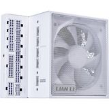 Lian Li EDGE1300, 1300 Watt alimentation  Blanc, 1x 12VHPWR, 3x PCIe, gestion des câbles, 4x USB