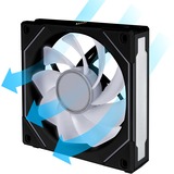 Lian Li UNI FAN SL-INF Reverse Blade, Ventilateur de boîtier Noir, 4 broches PWM