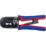 KNIPEX Pince à sertir 97 51 10 SB Bleu/Rouge, Prise RJ-11/12 et RJ-45