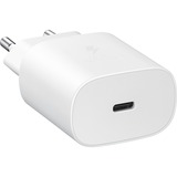 SAMSUNG 25W Fast Charger USB-C, Chargeur Blanc, avec câble