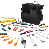Wera Jeu d'outils 2go SHK 1 pour le secteur de la plomberie et du chauffage, de la ventilation et de la climatisation, Set d'outils Noir, 36 pièces