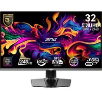 MSI MPG 322URX QD-OLED 31.5" 4K UHD Moniteur gaming Noir, 240Hz, HDMI, DisplayPort, USB-C, Adaptive-Sync