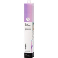 Cricut Smart Iron-On Sheet - Holographic Blue, Matériau d'impression Multicolore, 0.9 m