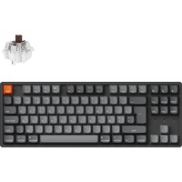 Keychron K8 Max-J3Z, clavier Noir, Layout BE, Keychron Super Brown