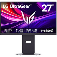 LG UltraGear 27G850A-B 27" 4K UHD Moniteur gaming Noir, 2x HDMI, DisplayPort, USB-B, 240 Hz / 480 Hz