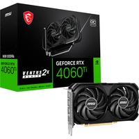 MSI GeForce RTX 4060 Ti VENTUS 2X BLACK 8G OC, Carte graphique 1x HDMI, 3x DisplayPort, DLSS 3