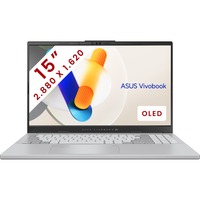 ASUS Vivobook Pro 15 OLED (N6506CU-MA040WS) 15.6" PC portable Argent | Core Ultra 9 285H | RTX 4050 | 24 Go | 1 To SSD