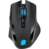 Sharkoon SKILLER SGM1, Souris gaming Noir, 10 800 dpi, éclairage RGB