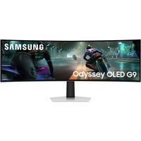 SAMSUNG S49DG912S DQHD OLED 49" Moniteur UltraWide gaming incurvé Argent, 1x HDMI, 1x Micro HDMI, 1x DisplayPort, USB-C, 144Hz, HDR10+