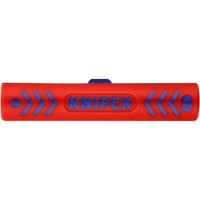 KNIPEX Outil à dénuder pour câbles coaxiaux, Abisolier et outil de démontage 2 cm, 5 mm, Bleu, Rouge, 10 cm, 22 g