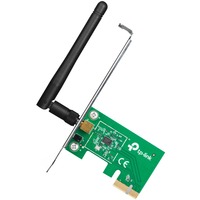 TP-Link TL-WN781ND carte réseau Interne WLAN 150 Mbit/s, Adaptateur WLAN Interne, Sans fil, PCI Express, WLAN, 150 Mbit/s, Vert, Vente au détail