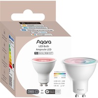 Aqara Aqara LED Bulb T2 (RGB CCT, GU10), Lampe à LED Bluetooth, Thread, Zigbee, 2000-9000K