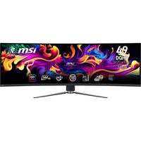 MSI MPG 491CQP QD-OLED 49" Moniteur UltraWide gaming incurvé Noir, 2x HDMI, 1x DisplayPort, 2x USB-A, 2x USB-B, 1x USB-C, 144 Hz