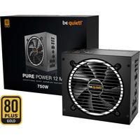 be quiet! Pure Power 12M, 750 Watt alimentation Noir, 3x PCIe, Gestion des câbles