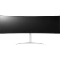 LG UltraWide 49WQ95C-W 49" Moniteur incurvé Blanc, 2x HDMI, 1x DisplayPort, 1x USB-A 2.0, 2x USB-A 3.2 (5 Gbit/s), USB-C