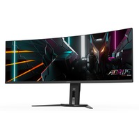GIGABYTE AORUS CO49DQ 49" Moniteur UltraWide gaming incurvé Noir, 2x HDMI, Displayport, 2x USB-A, 1x USB-B, 1x USB-C, 144 Hz