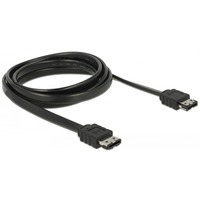 DeLOCK Stereokabel 3,5 mm 3 Pin plug > 3,5 mm 3 Pin plug, Câble Noir, 2 mètres