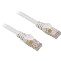 Sharkoon Câble RJ45 Cat.6 SFTP Blanc, 10 Mètre