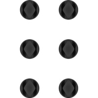 goobay 70362 range-câbles Sur bureau/mural Support de câbles Noir 6 pièce(s), Guide-câble Noir, Support de câbles, Sur bureau/mural, Noir
